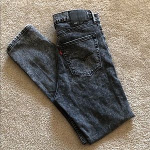 Original Levi Strauss 522 High Waisted Skinny Jean